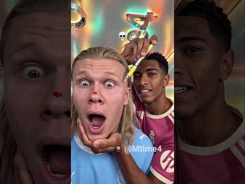 Haaland & Bellingham’s Last Two Brain Cells 💀🧠 #parody #football #haaland