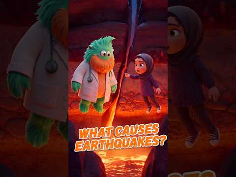 What Causes Earthquakes? 🌍 | Dr. Muppy Explains | Science for Kids