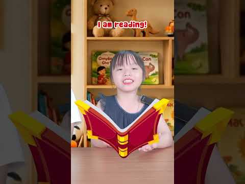 Bé học tiếng Anh: I’m Eating, Drinking, Drawing & Coloring! #shorts #kidslearning