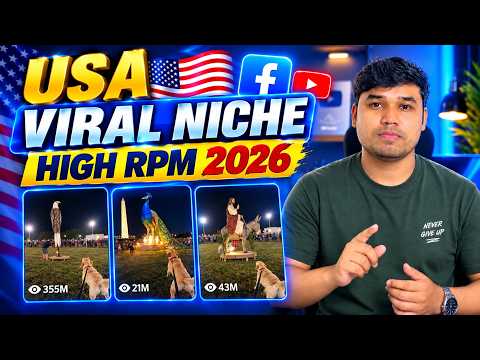 USA Viral Niche 2026 🔥 | AI দিয়ে USA Viral Content তৈরি করে Facebook থেকে ইনকাম!