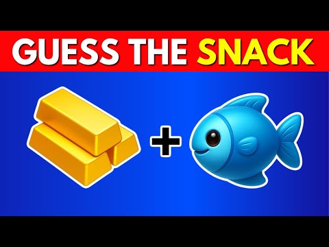 Guess The SNACK and JUNK FOOD By Emojis? 🍔🍫 Emoji Quiz | Quiz Monster