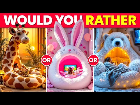 Would You Rather...? Build Your Magical ANIMAL House 🐶🐱🏠🌈✨💖