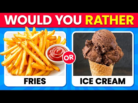Would You Rather...? Sweet and Salty 🧁🍟 Sweet vs Savory Food Edition 🍓🍔