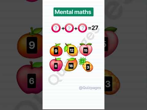Mental maths #maths #olympiad #iq #braintest #shortvideo #viralvideo