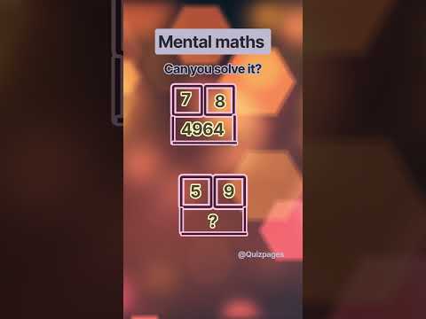 Mental maths #maths #olympiad #iq #braintest #shortvideo #viralvideo