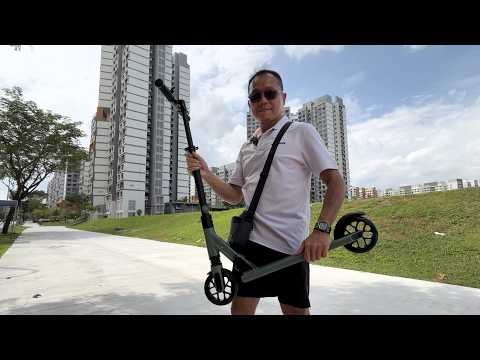 LIOW VIDEO: Micro Kick Scooter Ride 滑板车代步