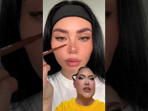 trying a BUTTON nose contour hack! 👃🏻✨