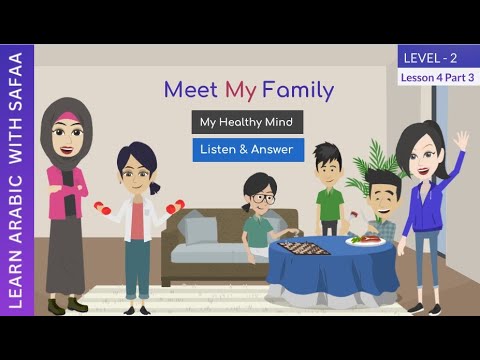 My Healthy Mind (Listening, Q & A, Sentences) | Level 2 | Lesson 4 | Part 3 | Learn with Safaa