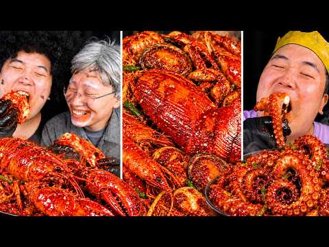 Cooking Spicy Seafood｜A Lobster Feast with King, Beggar and Grandpa