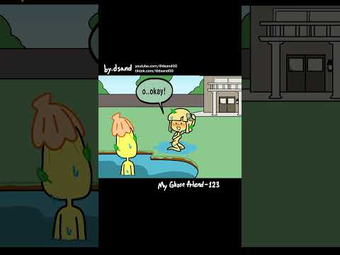 123 - Ella trying to ask Bob something...👀👉👈 | #myghostfriend #animation #shorts #dsand #anime #cute