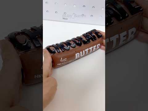Chocolate Butter Squishy DIY with Nano Tape! #실리콘테이프 #Halloween #taba Squishy #craft #papercraft