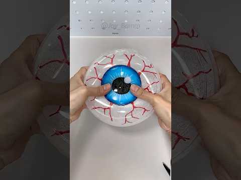 🥟👁️Eyeballs Dumpling Squishy DIY with Nano Tape! #Halloween #실리콘테이프 #Butter Squishy