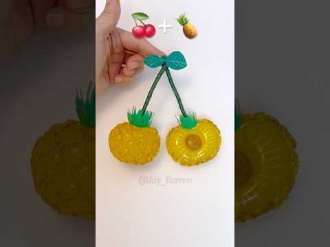 🍒+🍍Squishy DIY with Nano Tape! #실리콘 테이프 #Butter Squishy