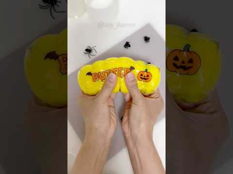 🎃Halloween Butter Squishy DIY with Nano Tape! #실리콘테이프