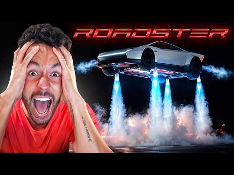 REACCIONANDO AL TESLA ROADSTER ¡EL COCHE QUE VUELA!