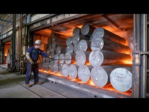 How They Forge 300-TON Rings for Nuclear Reactors & Wind Turbines