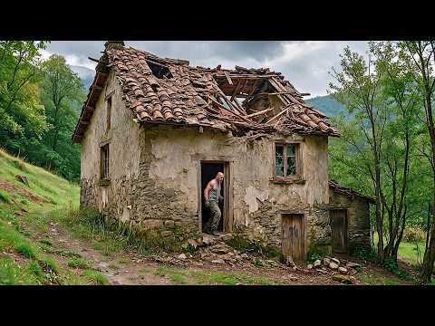Man Turns WWII-Era Stone Ruin Into Dream Home In Just One Year | Start To Finish @luxonbushcraft