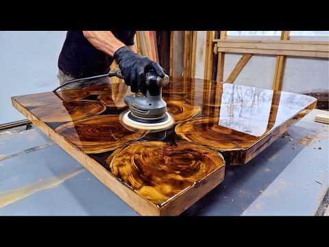 Epic Huge Tree To Table & 100-Year Workbench Restoration | By @marmotaworks