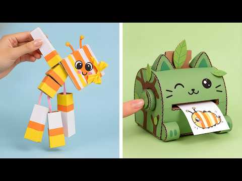 📦 Manualidades creativas con cartón y más materiales ✨🩷 Ideas DIY variadas