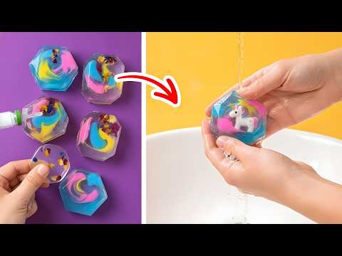 🫧Jabones artesanales únicos: barras coloridas y llenas de creatividad🧼