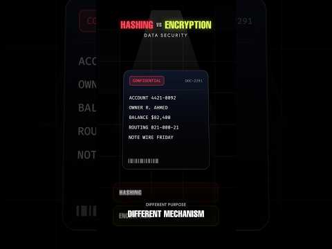 Hashing আর Encryption কি একই জিনিস? | Cybersecurity in Bangla