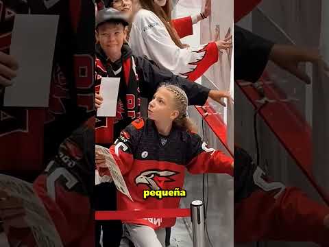 La Niña Consiguió El Disco De Hockey 😲❤️
