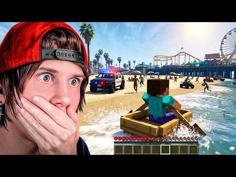 Metí Minecraft dentro de GTA 5...