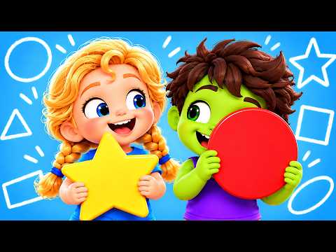 Find the Shapes Around You! 🔵🔺⭐ | Shapes Song by Doggy Doggy Cartoons