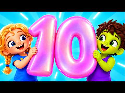 Learn Numbers 0 to 10! 🔢🌈 | Counting Song by Doggy Doggy Cartoons