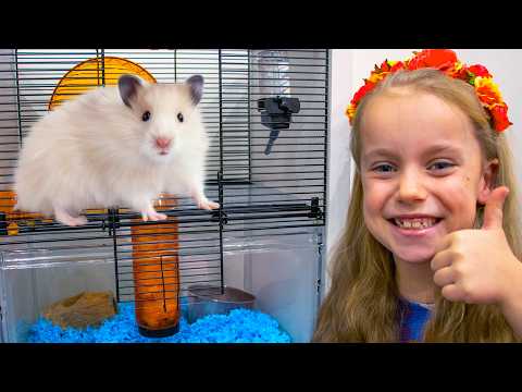 Gaby got a NEW PET Hamster! 🐹 First Day Home