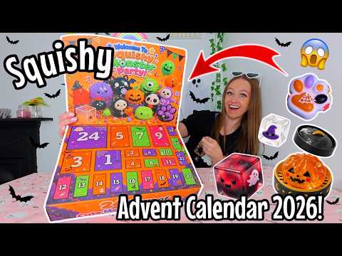 UNBOXING A GIANT *SQUISHY* HALLOWEEN ADVENT CALENDAR 2026!!😱👻🎃⁉️(24 MYSTERY BOXES!!🫢)