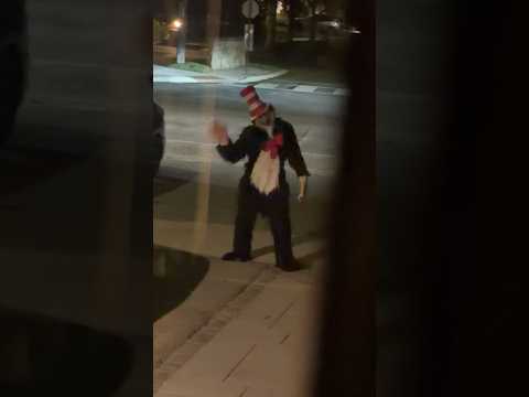 He’s been waiting outside my house…