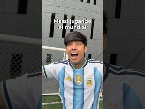 Messi jugando el mundial