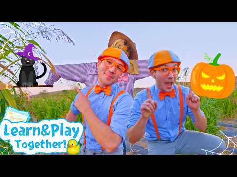 👻HALLOWEEN HOP THE FLOOR IS LAVA |  Blippi 🔍 | Kids Learning Videos! | Exploring and Learning