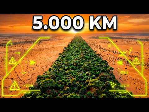 A África está construindo um muro que pode ser visto do espaço