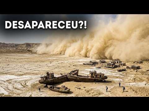 Como um dos maiores lagos da Terra foi riscado do mapa