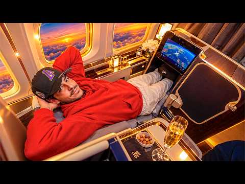 VOLTEI PARA O BRASIL DE PRIMEIRA CLASSE NO AVIÃO ✈️