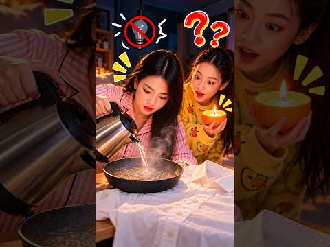 Genius life hacks when there's no electricity! 💡🕯️ 🤯 #taihoa #viral  #shorts
