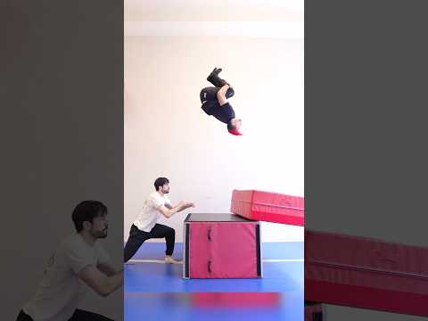 Falling block backflip challenge 🔥