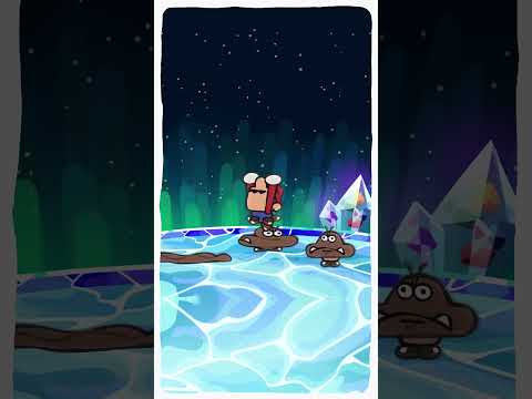 Mario Ice Skating ⛸️🥶 | Super Mario Galaxy #shorts