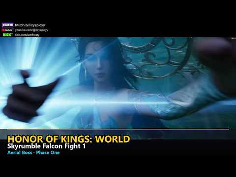 Skyrumble Falcon Boss Fight 1 | Honor of Kings World Aerial Guide [HOK World]