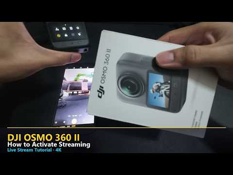 DJI OSMO 360 II Streaming: How to Activate It | Action Camera Live Streaming Tutorial [4K]