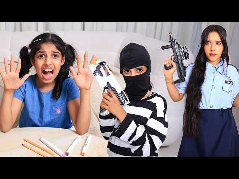 شرطية شفا مسكت حرامي الشرير !