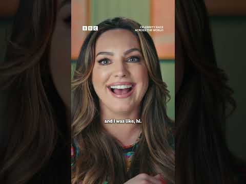 When Kelly Brook met husband Jeremy Parisi 😍 | Celebrity Race Across The World - BBC