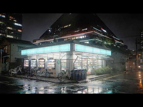 MIDNIGHT MARKET | Ultra Relaxing Cyberpunk Ambient for Sleepless Nights