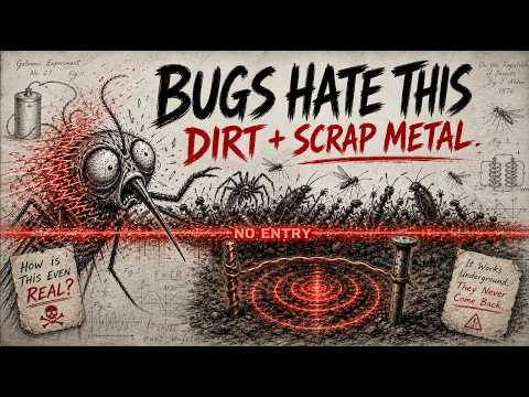 Two Pieces of Scrap Metal in the Dirt = Zero Bugs (The Forgotten 1800s Trick That Still Works)