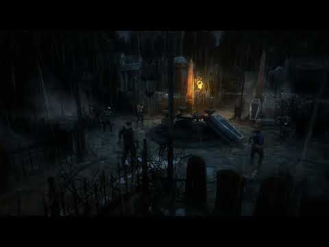 Zombie Apocalypse | Rainy Graveyard | Rain Ambience & Scary Sounds