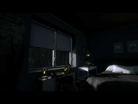 Zombie Apocalypse Safe Zone | Sleep Ambience | Rain & Distant Undead Sounds