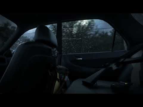 Zombie Apocalypse | Backseat Car Ride | Rain Ambience & Scary Sounds