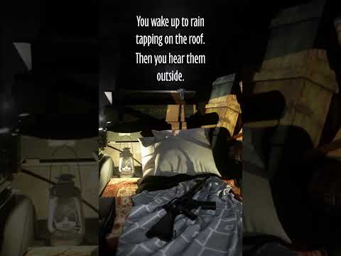 Sleeping in a Van While Listening to Rain & Zombie Groans